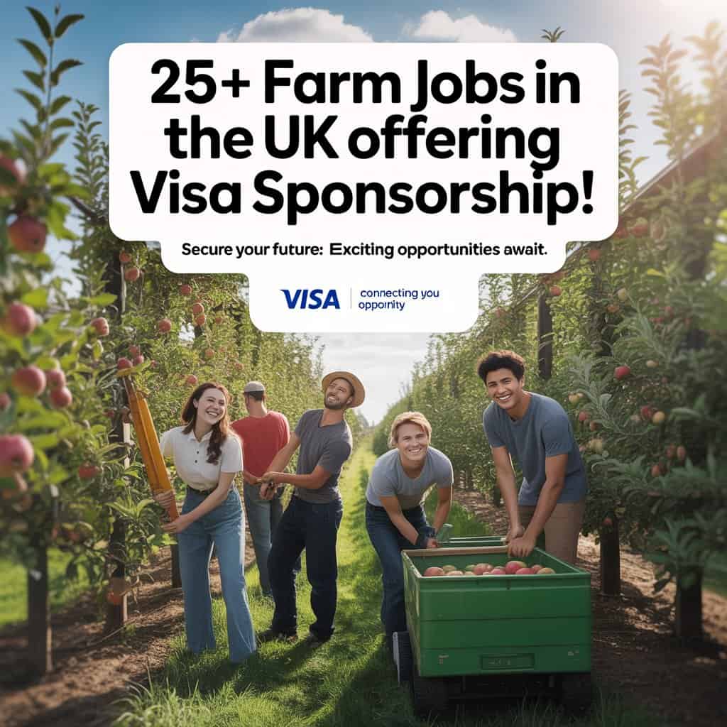 Visa Sponsorship Farm Jobs in UK