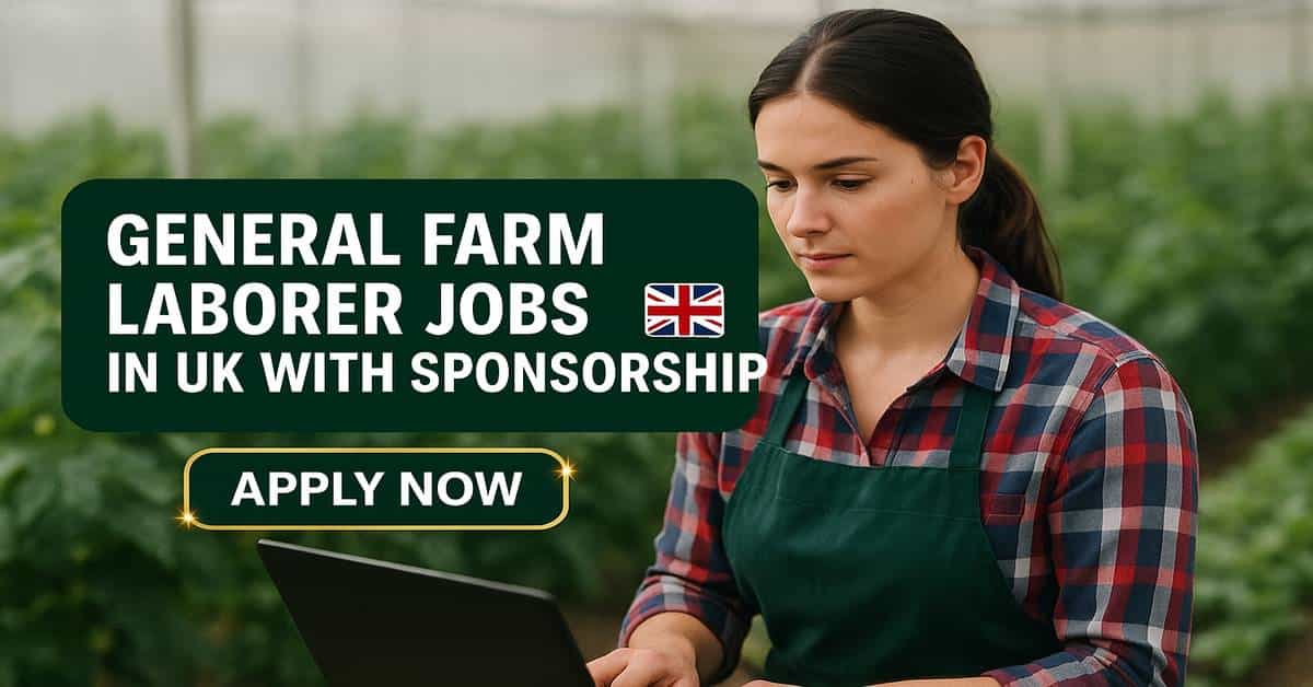 General Farm Laborer Jobs in UK with Sponsorship