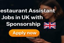 Restaurant Assistant Jobs in UK with Sponsorship