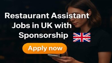 Restaurant Assistant Jobs in UK with Sponsorship