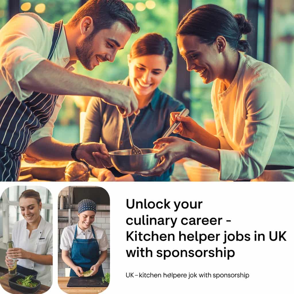Kitchen Helper Jobs in UK with Sponsorship