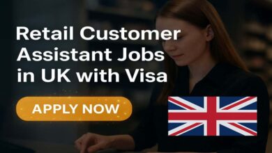 Retail Customer Assistant Jobs in UK with Visa