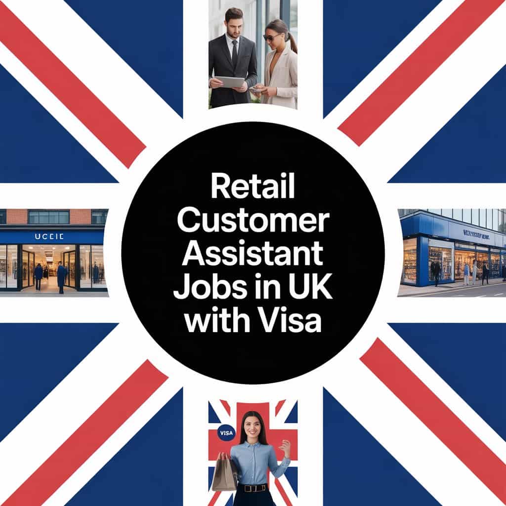 Retail Customer Assistant Jobs in UK with Visa