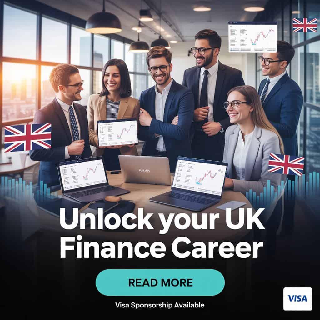 Visa Sponsorship Finance Jobs in UK for Foreigners