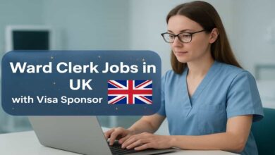 Ward Clerk Jobs in UK with Visa Sponsorship
