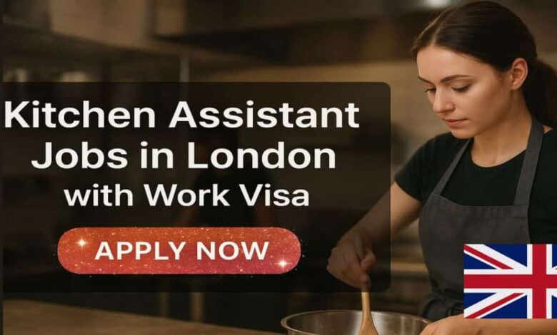 Kitchen Assistant Jobs in London with Work Visa