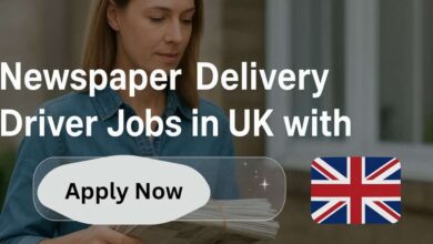 Newspaper Delivery Driver Jobs in UK with Visa