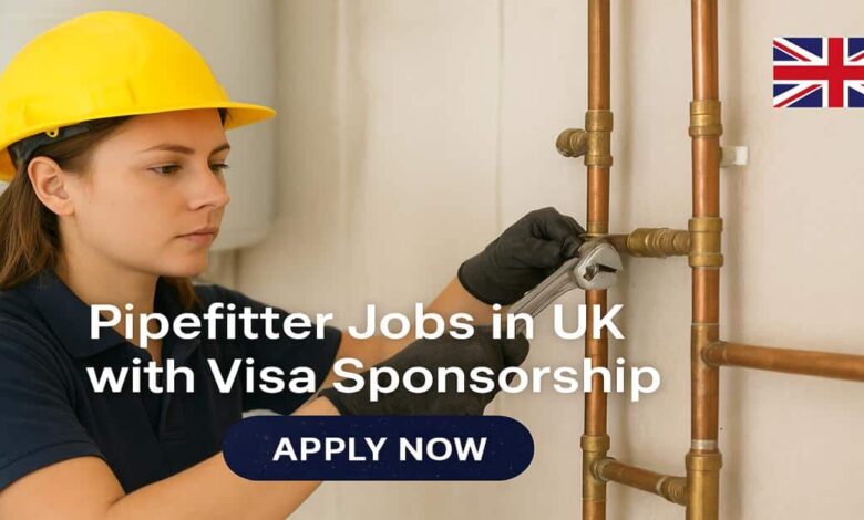 Pipefitter Jobs in UK with Visa Sponsorship