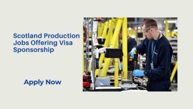 Scotland Production Jobs Offering Visa Sponsorship