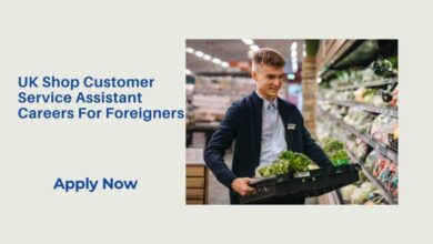 UK Shop Customer Service Assistant Careers For Foreigners