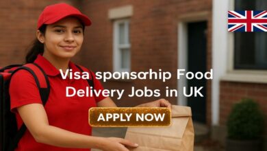 Visa Sponsorship Food Delivery Jobs in UK