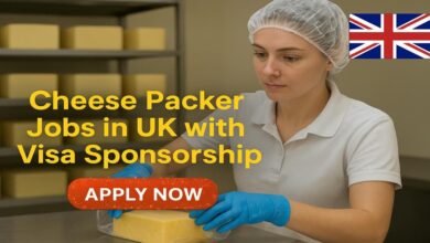 Cheese Packer Jobs in UK with Visa Sponsorship