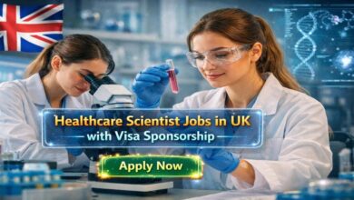Healthcare Scientist Jobs in UK with Visa Sponsorship
