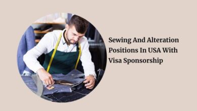 Sewing And Alteration Positions In USA With Visa Sponsorship