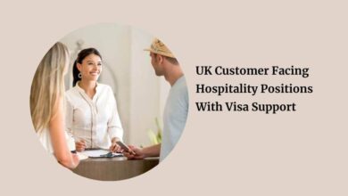 UK Customer Facing Hospitality Positions With Visa Support