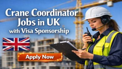 Crane Coordinator Jobs in UK with Visa Sponsorship