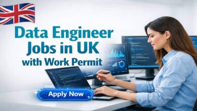 Data Engineer Jobs in UK with Work Permit