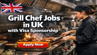 Grill Chef Jobs in UK with Visa Sponsorship