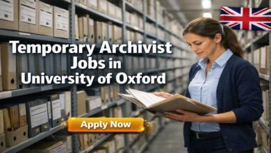 Temporary Archivist Jobs in University of Oxford