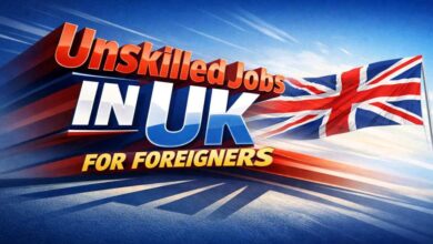 Unskilled Jobs in UK for Foreigners